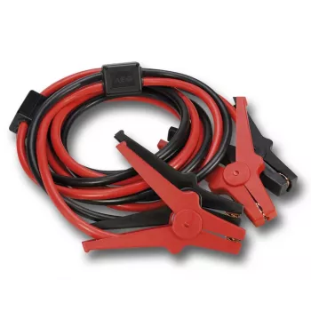 AEG SP 25 paleidimo kabelis 34,2 mm² varis-aliuminis, 3,5 m, 600 A, 12/24 V, pilnai izoliuoti spaustukai 97216