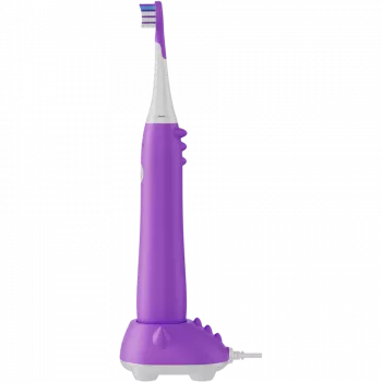 AENO belaidis dantų šepetėlis ADB0009V violetinis, 3 antgaliai, 600 mAh, 5 režimai, išmanus priminimas