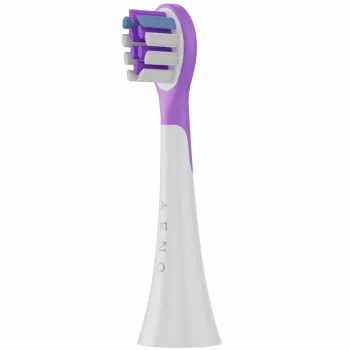 AENO belaidis dantų šepetėlis ADB0009V violetinis, 3 antgaliai, 600 mAh, 5 režimai, išmanus priminimas