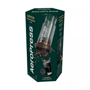 AeroPress Go Plus kelioninė kavos presė su termo puodeliu - juoda | Kur.lt