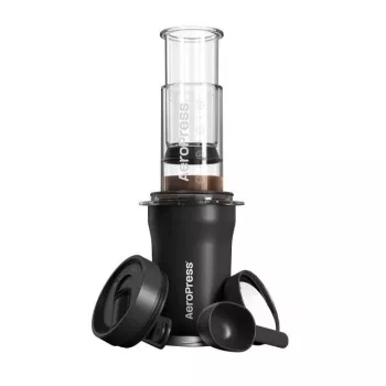 AeroPress Go Plus kelioninė kavos presė su termo puodeliu - juoda | Kur.lt