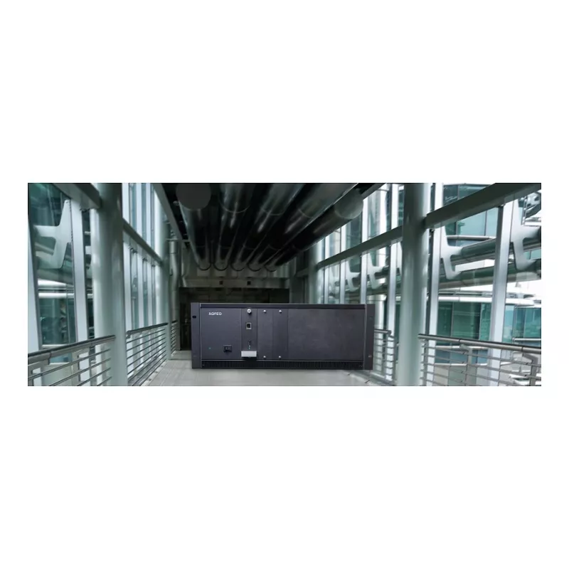 AGFEO ES 730 IT IP ryšio sistema (PBX) – 100 abonentų, 100 SIP trunkų, 30 VoIP skambučių, Gigabit Ethernet, USB, ugniasienė, VPN, UC-Suite, CTI, Web GUI