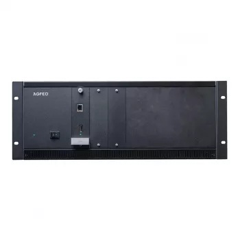 AGFEO ES 730 IT IP ryšio sistema (PBX) – 100 abonentų, 100 SIP trunkų, 30 VoIP skambučių, Gigabit Ethernet, USB, ugniasienė, VPN, UC-Suite, CTI, Web GUI
