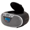 Aiwa BBTU-400SL nešiojama stereo sistema CD/FM RDS/USB/Bluetooth sidabrinė, MP3 atkūrimas