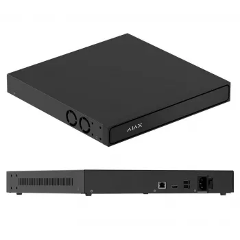 AJAX tinklo vaizdo registratorius 16CH/H2DAC, juodas (140910)