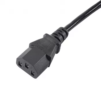 AKYGA AK-PC-05 maitinimo laidas 5 m, CEE 7/7 – IEC C13, juodas