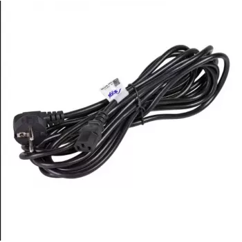 AKYGA AK-PC-05 maitinimo laidas 5 m, CEE 7/7 – IEC C13, juodas