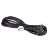 Akyga AK-PC-06A maitinimo laidas 3 m, CEE 7/7 – IEC C13, juodas