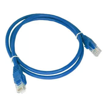 Alantec KKU5CZA1 Cat5e U/UTP Patch Cable Blue 0,25 m