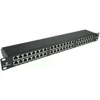 ALANTEC STP Cat.6 48 Portų IDC Pataisų Skydas 2U 19 inch Rackmount Juodas (PK050)