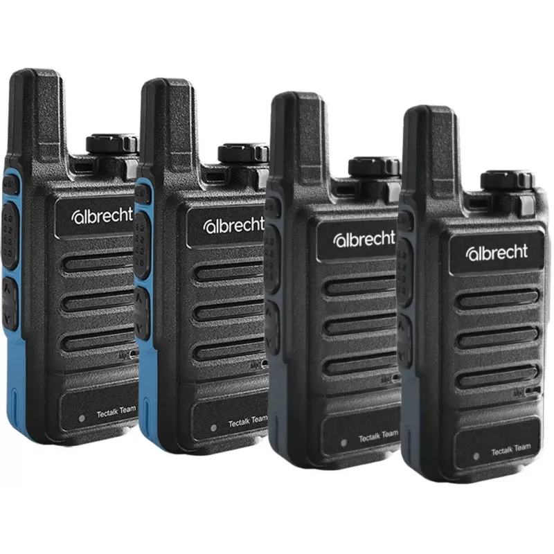 ALBRECHT Tectalk 4 Team PMR446 4 vienetų rinkinys su dėklu