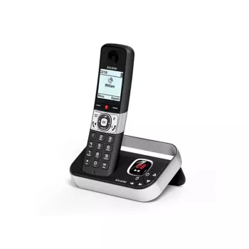 ALCATEL 8517110010 belaidis DECT telefonų rinkinys su 2 rageliais, 1,5 colio gintarine ekranu ir telefonų knyga