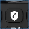 Alcatel 8517110010 belaidis DECT ragelis su 1,5 colio gintarine apšvietimo ekranu