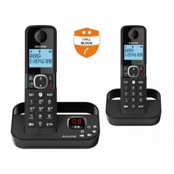 Alcatel 8517110010 belaidis DECT ragelis su 1,5 colio gintarine apšvietimo ekranu