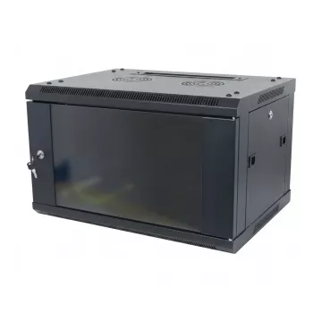 ALLNET 19 inch sieninis stovas 15U 1-dalis 600mm gylio juodas plokščios pakuotės SMA serijos