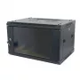 ALLNET 19 inch sieninis stovas 15U 1-dalis 600mm gylio juodas plokščios pakuotės SMA serijos
