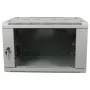 ALLNET 19 inch sieninis spintos korpusas 9U 1-dalis gylis 450mm šviesiai pilkas plokščios pakuotės SMA serija