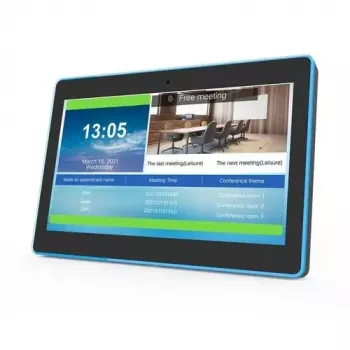 ALLNET MeetOne-131-C0 13,3 inch Full HD Android 10 susitikimų kambario planšetė su RGB LED, NFC/RFID, PoE+