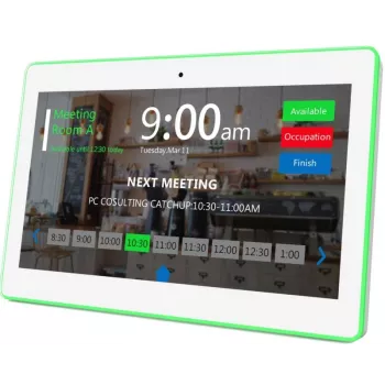 ALLNET MeetTwo-130B 13 colių susitikimų kambario planšetinis kompiuteris su RGB LED, Android 16, NFC/RFID, juodas