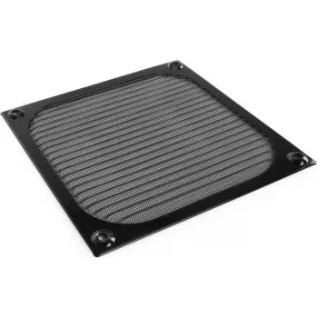 Alphacool 120mm juodas ventiliatoriaus filtras nuo dulkių apsauginė tinklelė PC korpuso ir radiatoriaus ventiliatoriams 10297