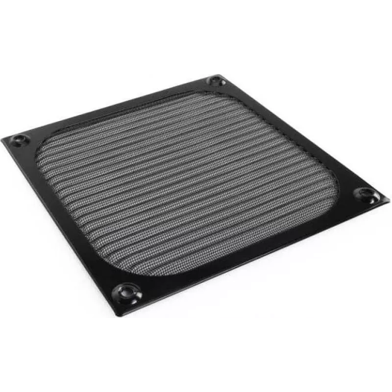 Alphacool 120mm juodas ventiliatoriaus filtras nuo dulkių apsauginė tinklelė PC korpuso ir radiatoriaus ventiliatoriams 10297