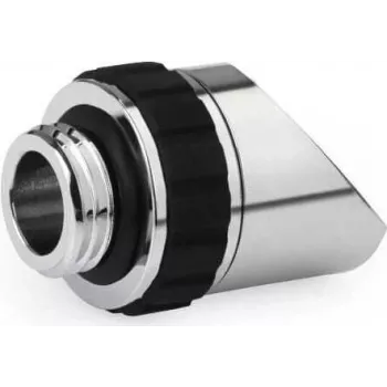 Alphacool Apex Grip 45° pasukamas adapteris G1/4 išorinis į vidinį - chromuotas 14890