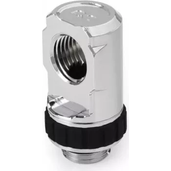Alphacool Apex Grip 90° pasukamas adapteris AG/IG G1/4 Chrome (14888)