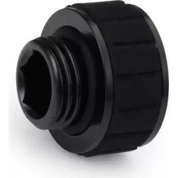 Alphacool Apex Grip prailginimas 10mm, vyriškas į moterišką G1/4 colio, juodas (14811)