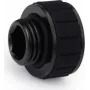Alphacool Apex Grip prailginimas 10mm, vyriškas į moterišką G1/4 colio, juodas (14811)