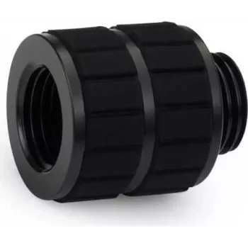 Alphacool Apex Grip prailginimo jungtis 20mm, vyriškas į moterišką G1/4 colio, juoda (14812)