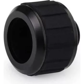 Alphacool Apex Grip HardTube suspaudimo jungtis 16mm OD, G1/4 colio sriegis, Deep Black 14796
