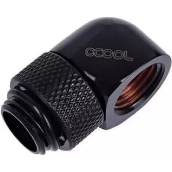 Alphacool Eiszapfen G1/4 colio kaištis Deep Black - žalvarinis aklinasis kaištis su EPDM O-ringu (17217)