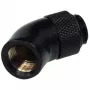 Alphacool HF 45° rotacinis kampinis adapteris G1/4 vyriškas į G1/4 moterišką - Deep Black 17051