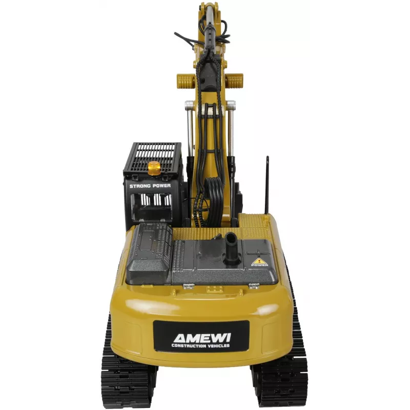Amewi G705E Metalinis ekskavatorius 1:14 RTR geltonas 14+