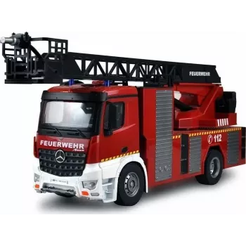 Amewi Mercedes-Benz Aerial Ladder Fire Truck 1:18 RTR 2.4GHz su vandens purkštuvu