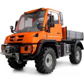 Amewi Mercedes-Benz Unimog Geräteträger 4WD 1:10 ARTR Oranžinis