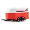 AMEWI RC Pickup Die Cast su arklių priekaba 1:64 RTR raudonas (22681)