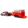 AMEWI RC Pickup Die Cast su arklių priekaba 1:64 RTR raudonas (22681)