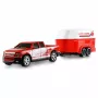 AMEWI RC Pickup Die Cast su arklių priekaba 1:64 RTR raudonas (22681)