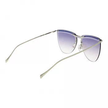 ANA HICKMANN HI3085-13203A Moteriški drugelio formos akiniai nuo saulės - rudas havana acetato rėmelis, gradientiniai rudi polikarbonato lęšiai, UV400 apsauga