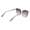 ANA HICKMANN HI9080-62T03 Moteriški drugelio formos akiniai nuo saulės, rudas vėžlio kiauto acetato rėmelis, rudi gradientiniai lęšiai 62mm
