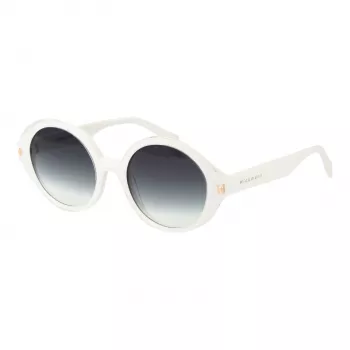 ANA HICKMANN HI9175-51H01 Moteriški katinuko formos akiniai nuo saulės – Havana Tortoise acetatas, pilki gradientiniai lęšiai, 51 mm