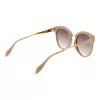 ANA HICKMANN Moteriški „Cat Eye“ akiniai nuo saulės AH9263-55D03 Havana/Brown Gradient