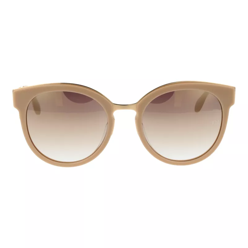 ANA HICKMANN Moteriški „Cat Eye“ akiniai nuo saulės AH9263-55D03 Havana/Brown Gradient