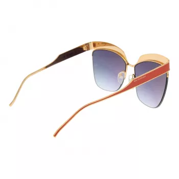 ANA HICKMANN Moteriški akiniai nuo saulės AH3179-6205A Butterfly Cat Eye Havana Acetate Brown Gradient UV400 62mm