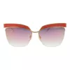 ANA HICKMANN Moteriški akiniai nuo saulės AH3179-6205A Butterfly Cat Eye Havana Acetate Brown Gradient UV400 62mm