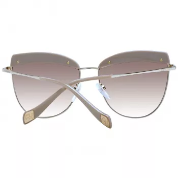 ANA HICKMANN moteriški akiniai nuo saulės AH3190-5902S Brown Havana Oversized Square Acetate Frame Brown Gradient Lens 60/15/145 mm