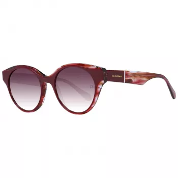 ANA HICKMANN Moteriški akiniai nuo saulės AH9345-51H03 Drugelio/Kvadrato rėmelis Acetatas Rudi gradientiniai lęšiai 53mm