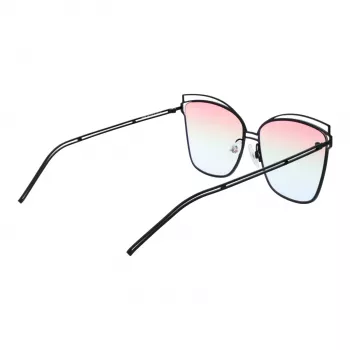 ANA HICKMANN Moteriški akiniai nuo saulės HI3049-6109A – Havana acetatas, dideli kvadratiniai rėmai, rudi gradientiniai lęšiai, 61/15/145 mm