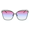 ANA HICKMANN Moteriški akiniai nuo saulės HI3049-6109B Havana Brown Acetate Square Frame Brown Gradient Lens 61/15/145 mm